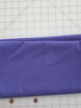 Purple Matte Stretch Satin